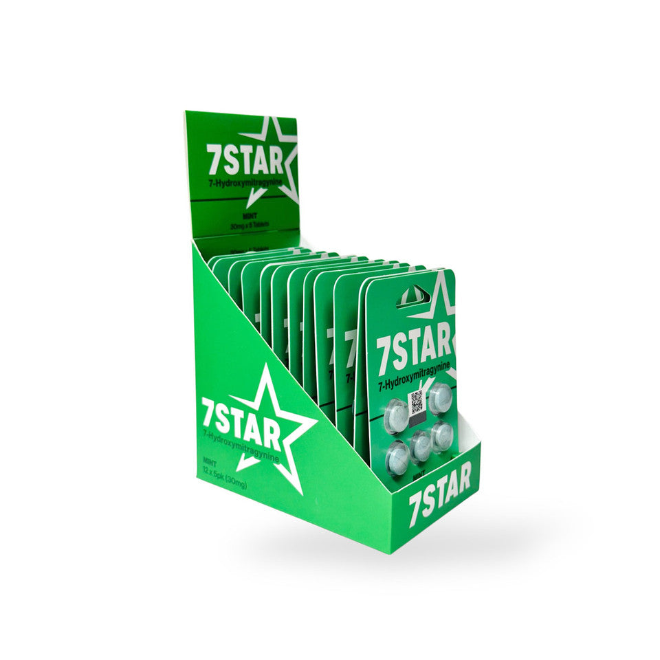 7 Star 7-Hydroxymitragynine Extract Tablets Mint 30mg per Tablet