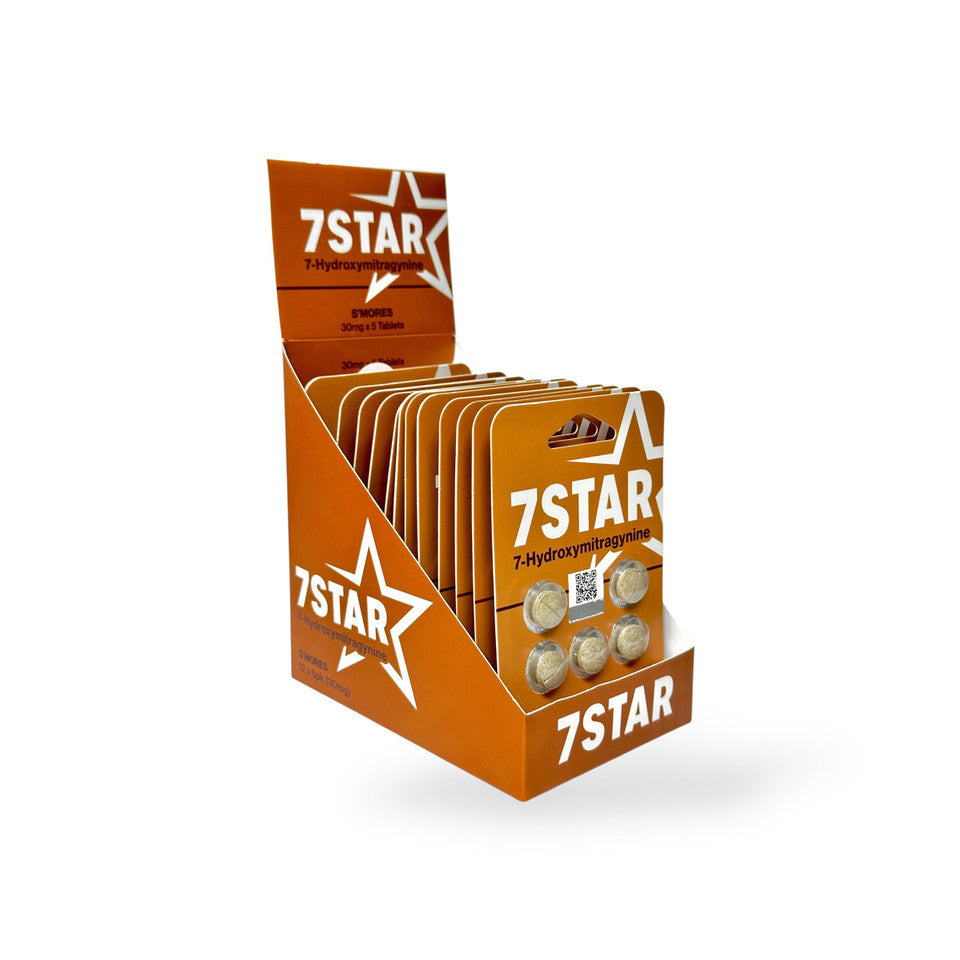 7 Star 7-Hydroxymitragynine Extract Tablets S'mores 30mg per Tablet