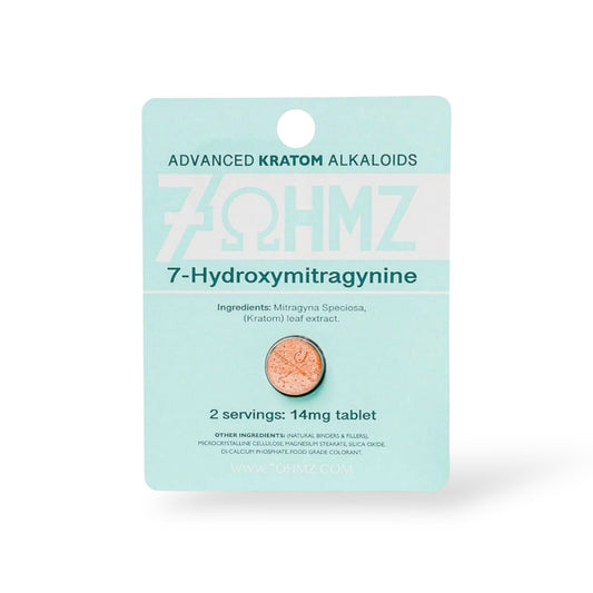7OHMZ Kratom 7-hydroxymitragynine Extract Tablets 14mg