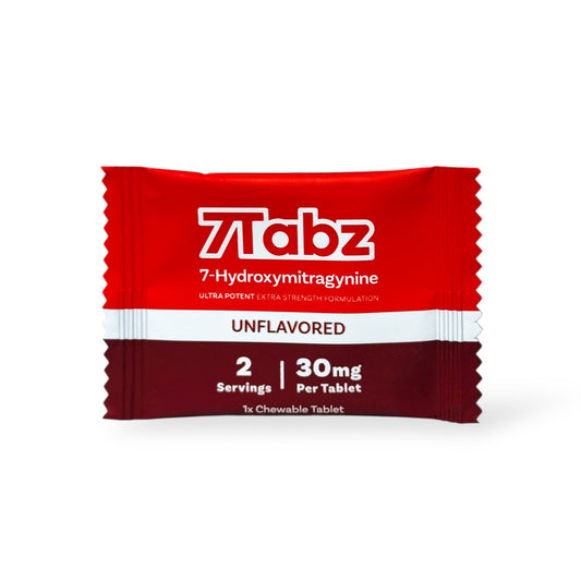 7Tabz 7-Hydroxymitragynine Extra Strength Kratom Tablets Unflavored 30mg