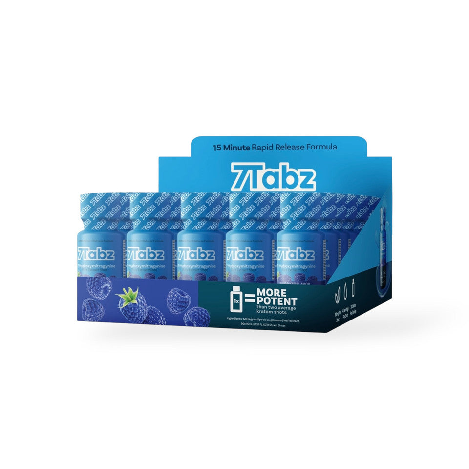 7Tabz 7-Hydroxymitragynine Shot Blue Razz 30mg