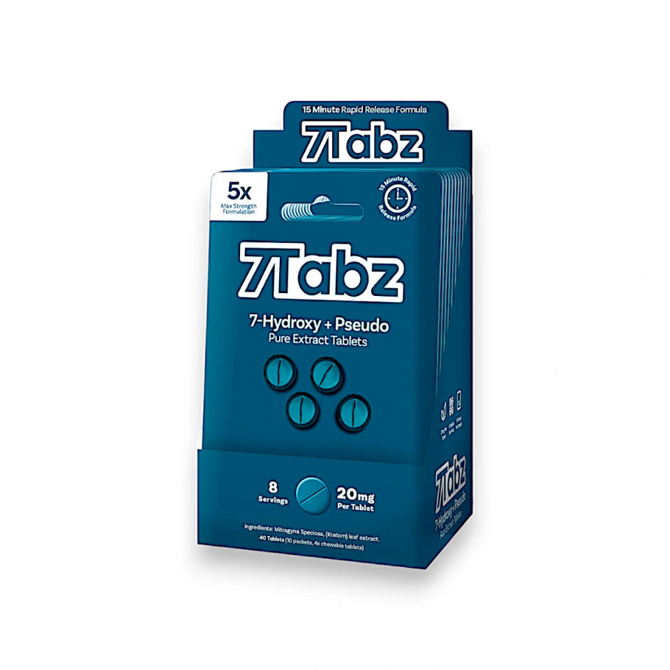 7Tabz 7-hydroxymitragynine + Pseudo Pure Extract Tablets Unflavored 20mg
