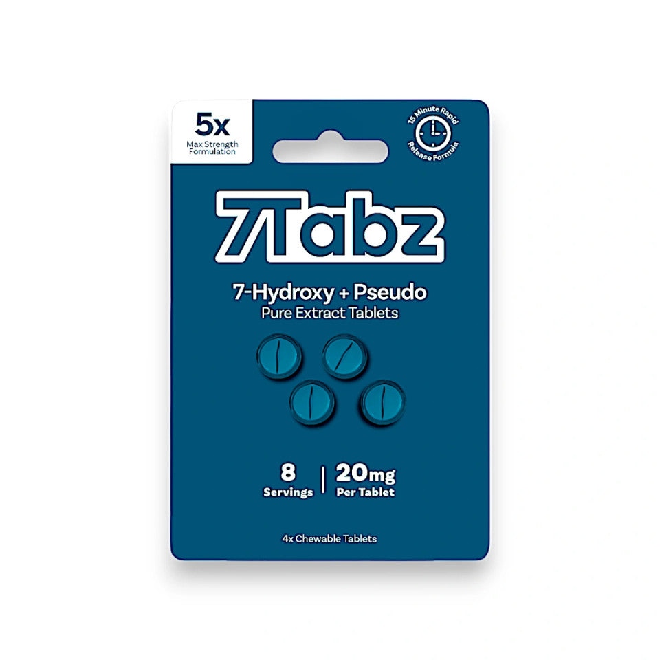 7Tabz 7-hydroxymitragynine + Pseudo Pure Extract Tablets Unflavored 20mg