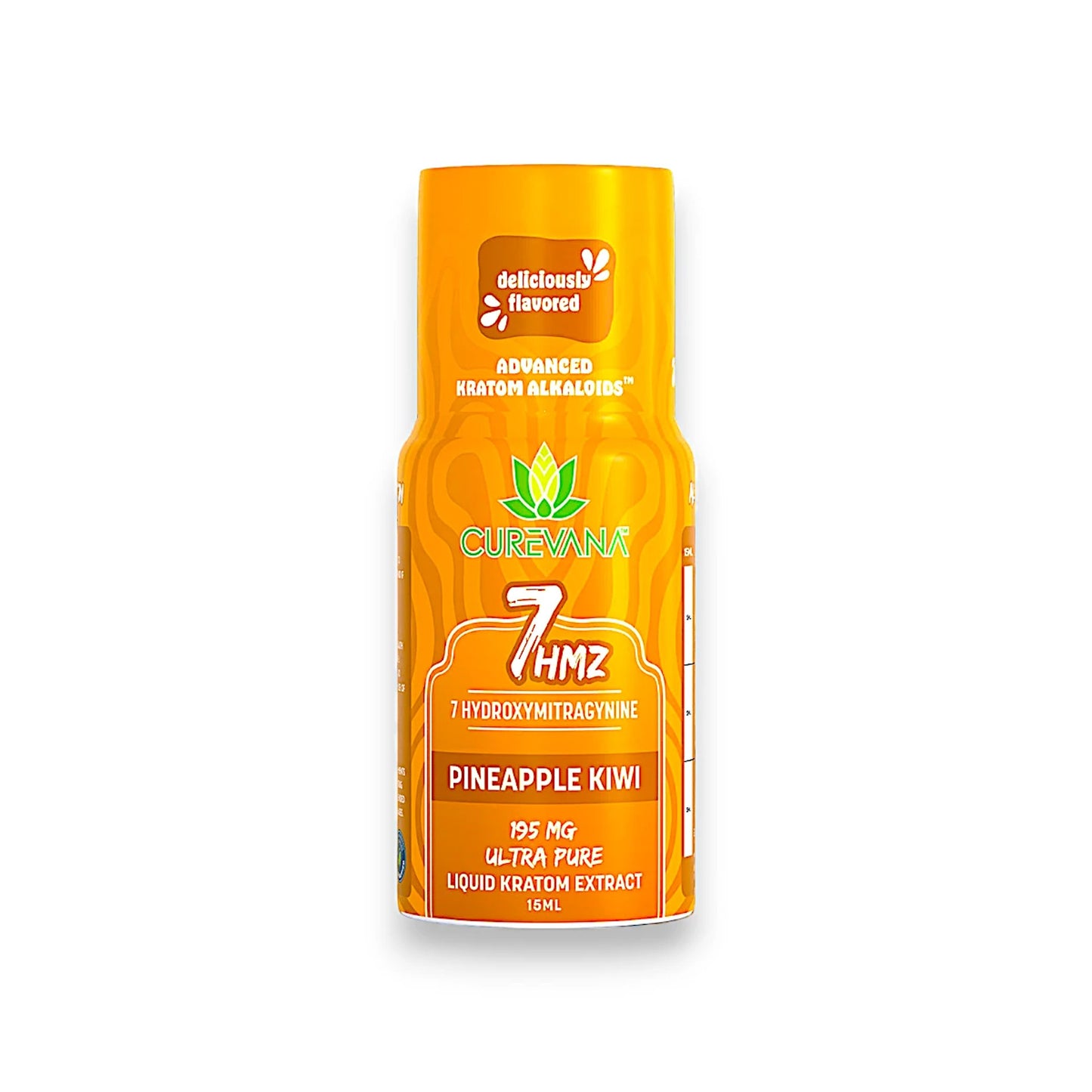 Curevana 7hmz Kratom Extract 7-hydroxymitragynine Liquid Shot Pineapple Kiwi 15ml