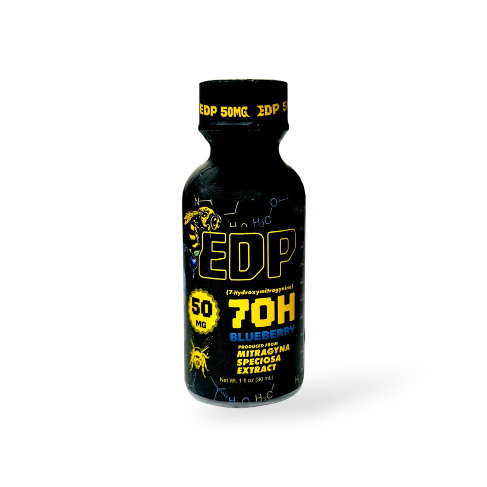 EDP 7-hydroxymitragynine Kratom Extract Shot Blueberry 50mg