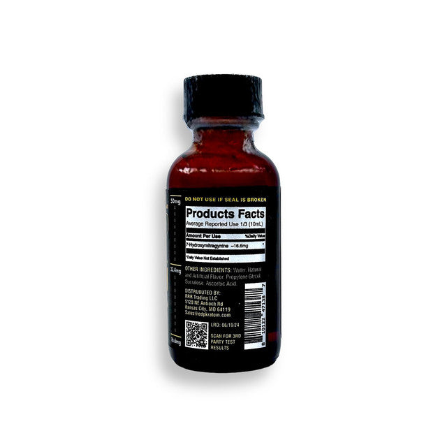 EDP 7OH 50mg 7-hydroxymitragynine Kratom Extract Shot 30mL