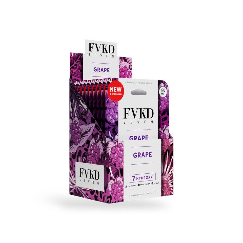 FVKD Seven 7 Hydroxy Tablets Grape 60mg Per Tablet