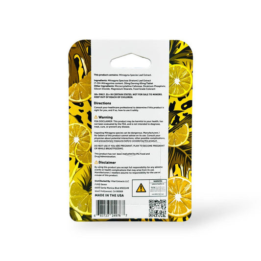 Buy FVKD Seven 7-Hydroxy Tablets Lemon Lime 60mg USA