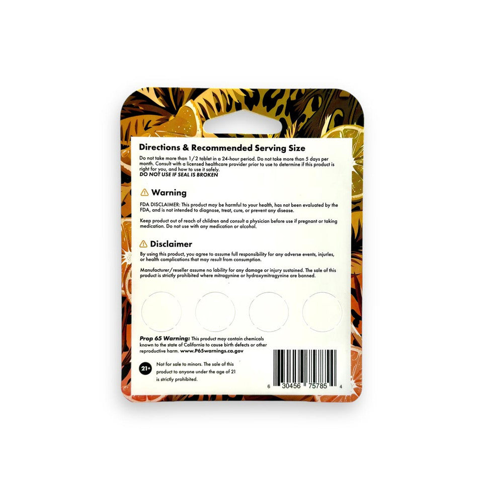 FVKD Seven 7 Hydroxy Tablets Orange Dreamsicle 18mg