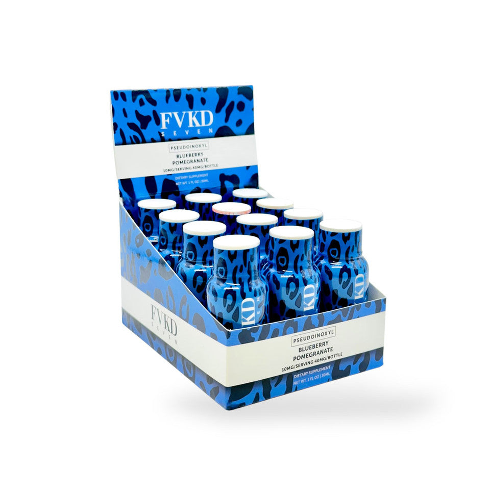 Buy FVKD Seven Pseudoinoxyl Shot Blueberry Pomegranate 40mg USA