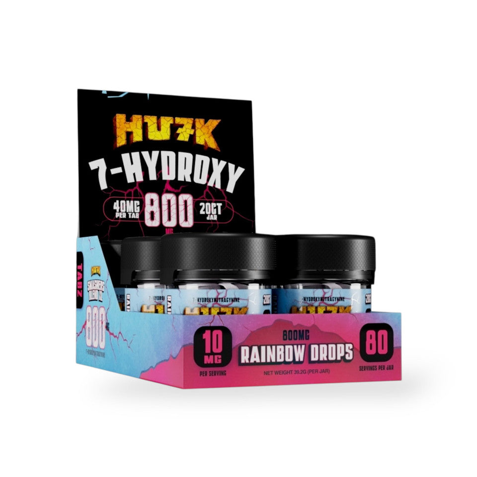 Hu7k 7-Hydroxymitragynine Tablet Rainbow Drops 40mg Per Tablet