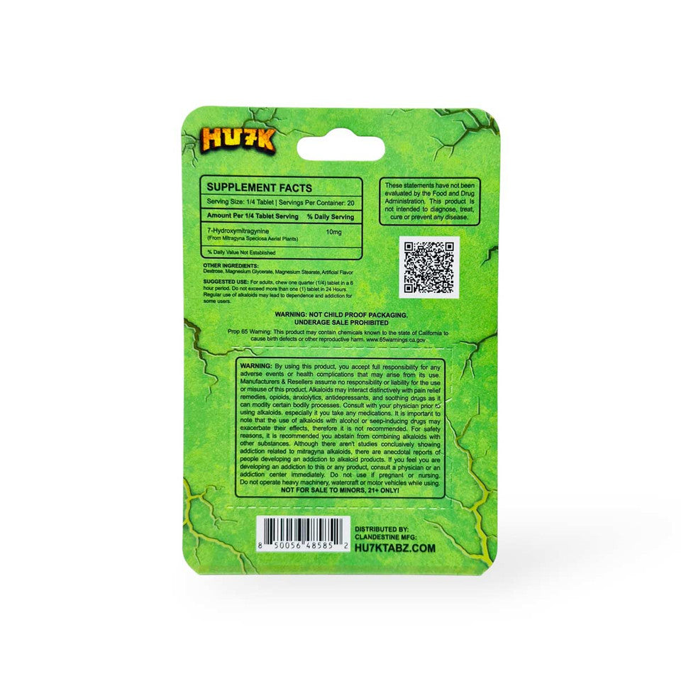 Hu7k 7-Hydroxymitragynine Tablet Sour Apple 40mg