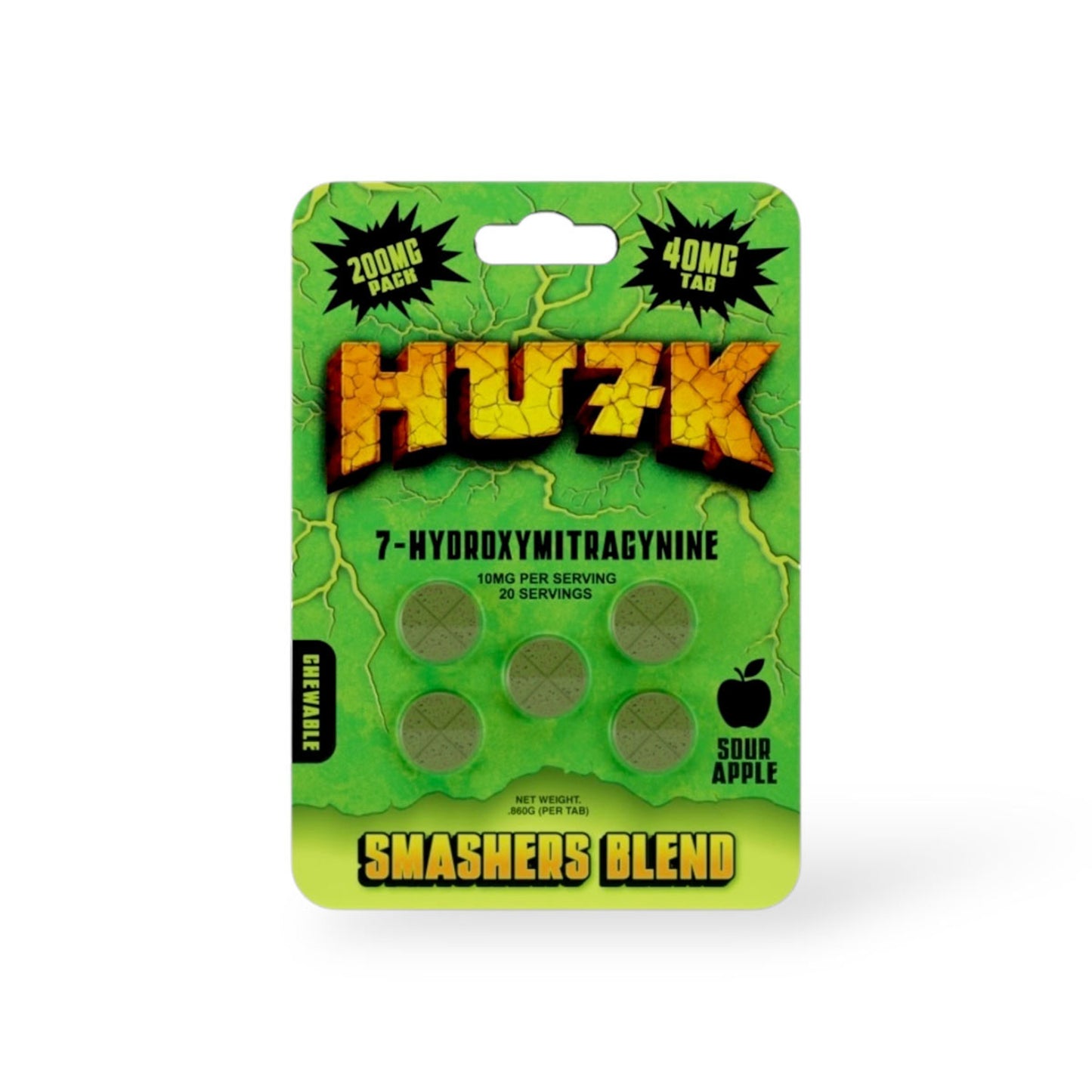 Hu7k 7-Hydroxymitragynine Tablet Sour Apple 40mg