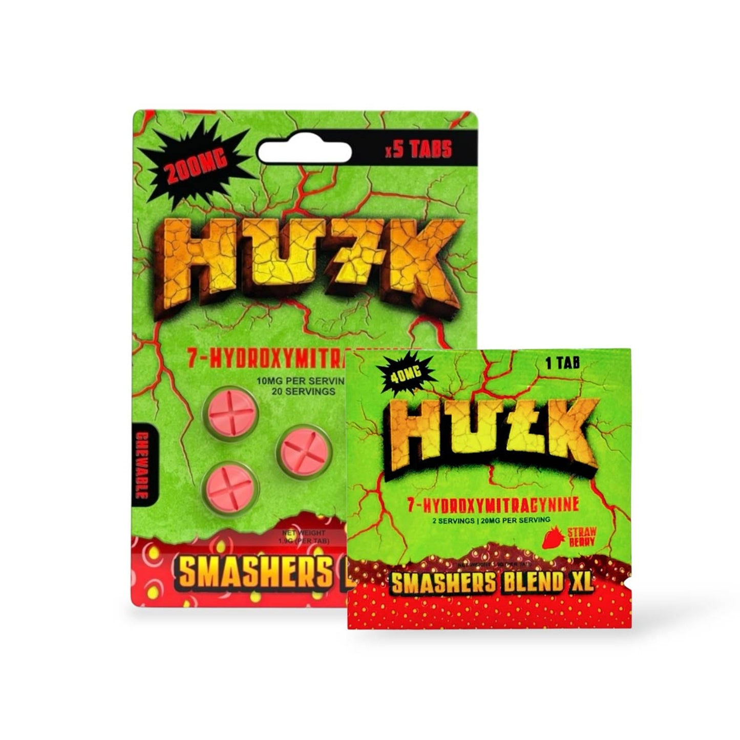Hu7k 7-Hydroxymitragynine Tablet Strawberry 40mg