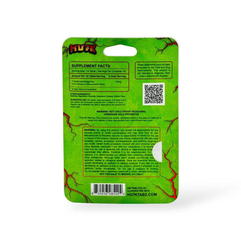 Hu7k 7-Hydroxymitragynine Tablet Strawberry 40mg