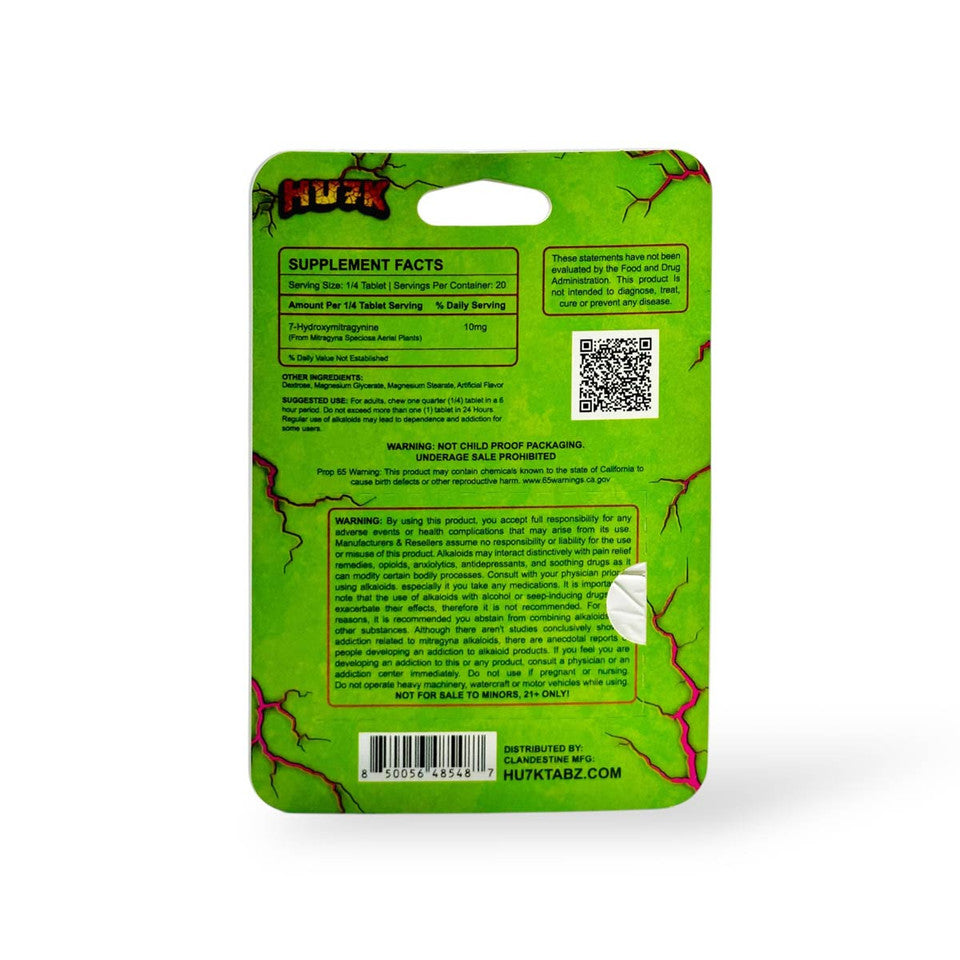 Hu7k 7-Hydroxymitragynine Tablet Watermelon 40mg