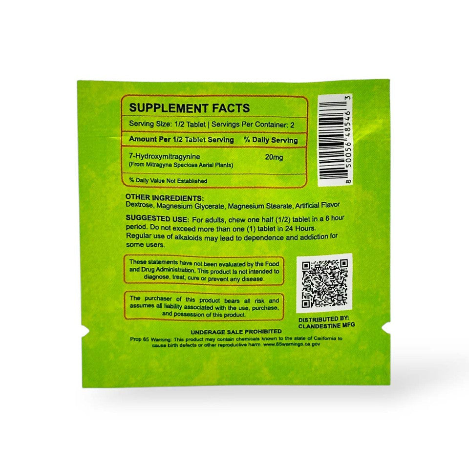 Hu7k 7-Hydroxymitragynine Tablet Watermelon 40mg