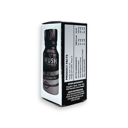 Buy Hush Kratom Platinum Shot Extract 10mL in USA