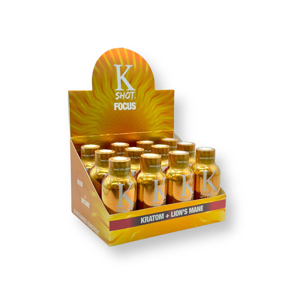 K Shot Focus Kratom + Lion's Mane 60ml