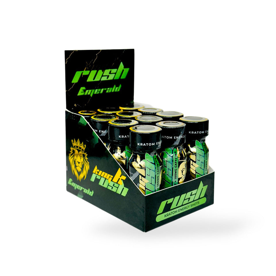 King K Kratom Energy Rush Emerald Shot 100mg 15ml