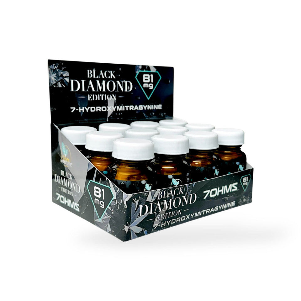 Kratom Kulture 7- Hydroxymitragynine Black Diamond Edition Tablets 81mg
