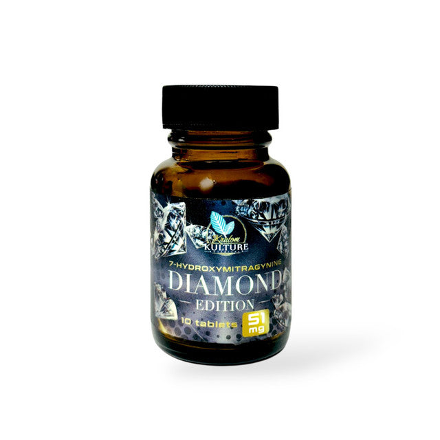Kratom Kulture 7- Hydroxymitragynine Diamond Edition Tablets 51mg