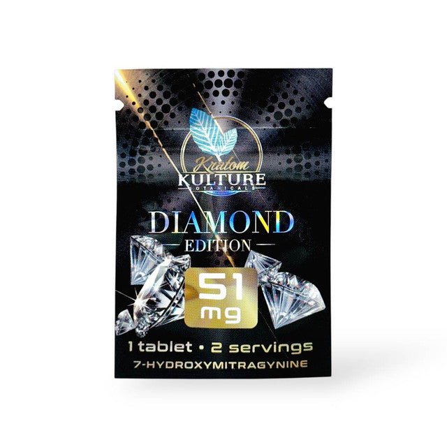 Kratom Kulture 7- Hydroxymitragynine Diamond Edition Tablets 51mg