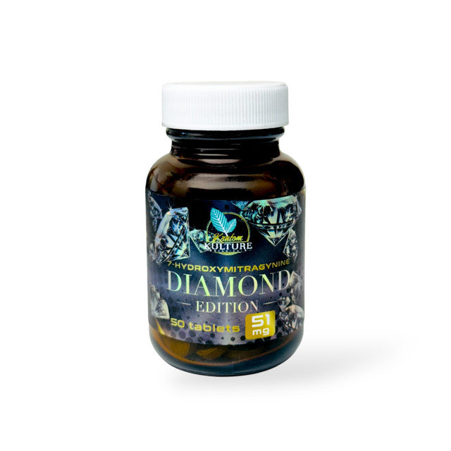 Kratom Kulture 7- Hydroxymitragynine Diamond Edition Tablets 51mg