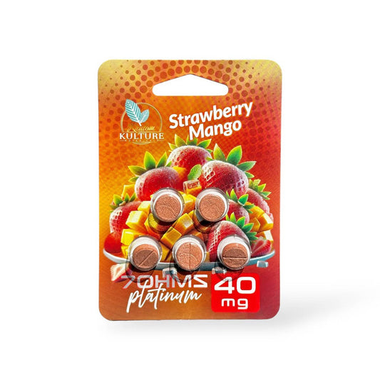 Buy 7OHMZ Platinum Kratom Tablets Strawberry Mango 40mg USA