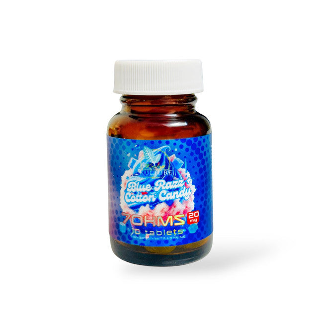 Kratom Kulture 7OHMZ Tablets Blue Razz + Cotton Candy 20mg