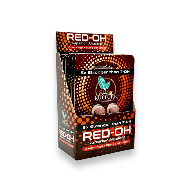 Kratom Kulture Red-OH Tablets 20mg Per Tablet