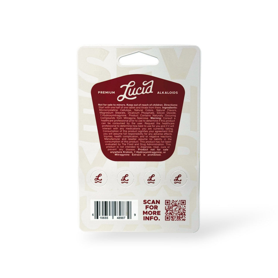 Lucid Supreme 7-OH Chewables Tablets Unflavored 50mg Per Tablet