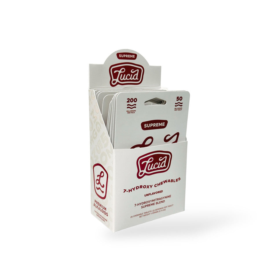 Lucid Supreme 7-OH Chewables Tablets Unflavored 50mg Per Tablet