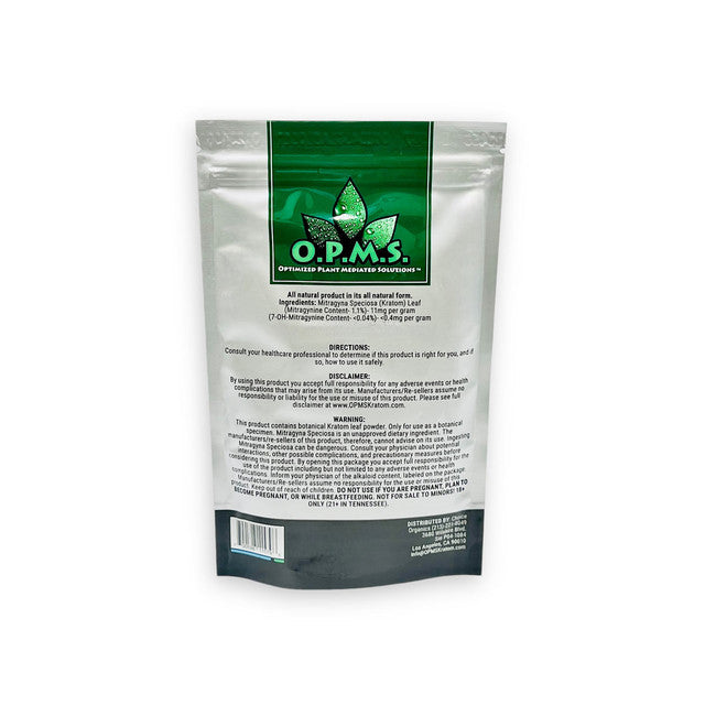 Buy OPMS Silver Green Vein Thai Kratom Powder In USA