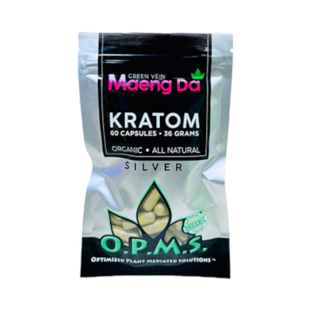 OPMS Silver Maeng Da Kratom Capsules Sampler