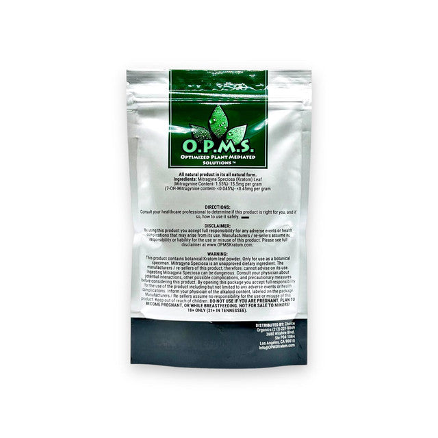 Buy OPMS Silver Red Vein Sumatra Kratom Powder USA