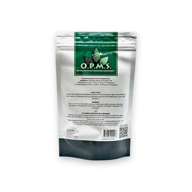Buy OPMS Silver White Vein Indo Kratom Powder In USA