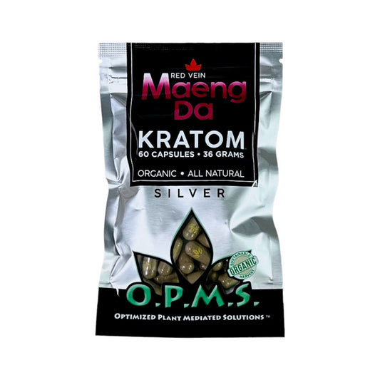 Buy OPMS Silver Maeng Da Kratom Capsules Sampler In USA