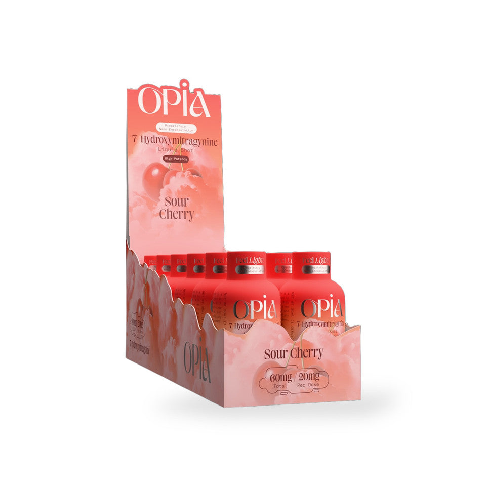 Opia 7 Hydroxymitragynine Liquid Shot High Potency Sour Cherry 60mg