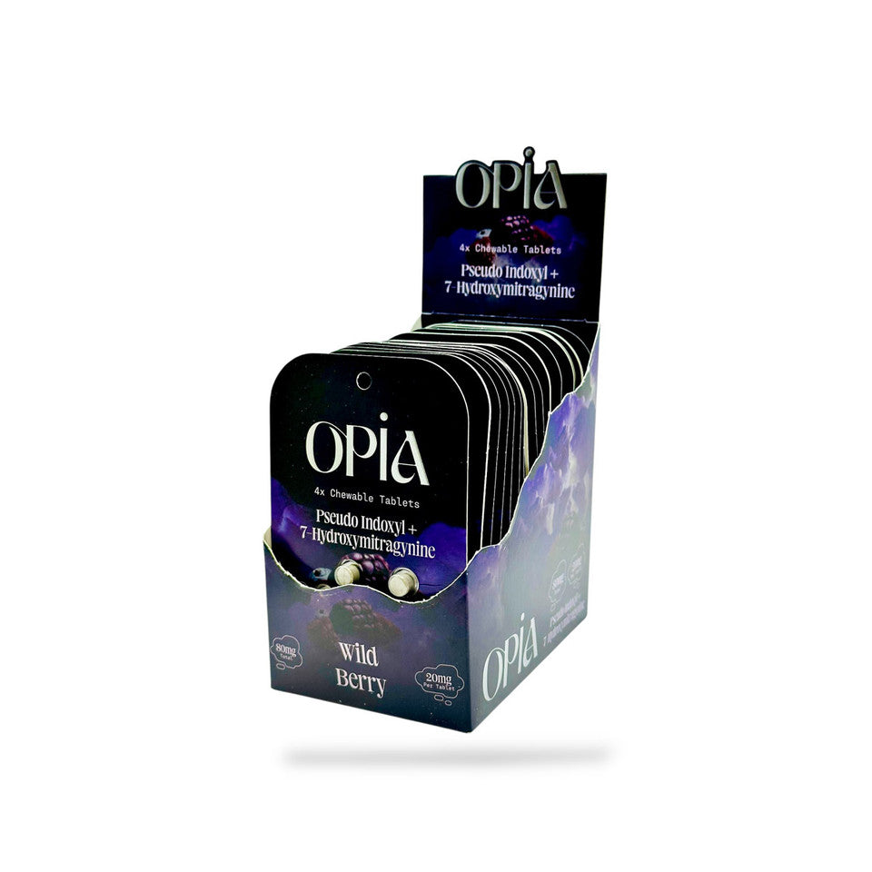 Opia Pseudo + 7OH Chewable Tablets Wild Berry 80mg