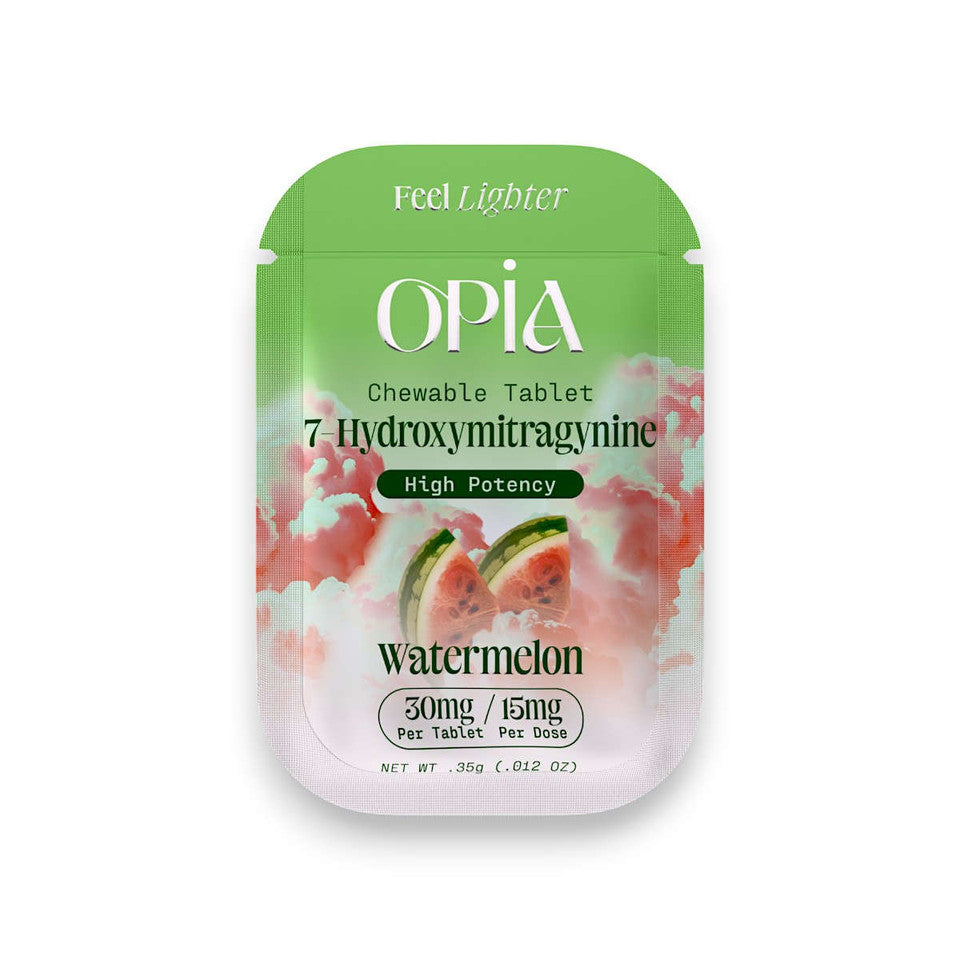 Opia 7-OH High Potency Chewable Tablets Watermelon 30mg