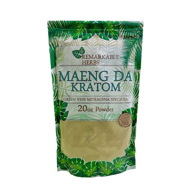 Buy Remarkable Herbs Green Maeng Da Kratom Powder USA