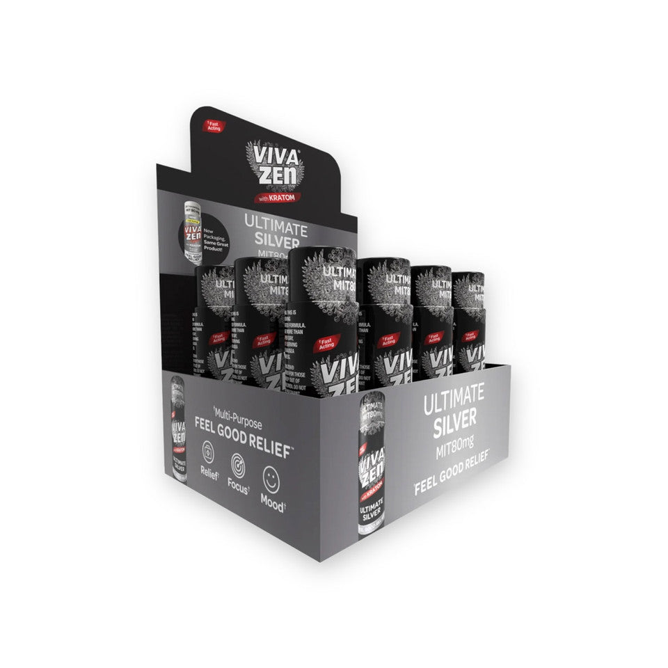 Best Viva Zen Ultimate Silver Mit 80mg Kratom Shots Extract