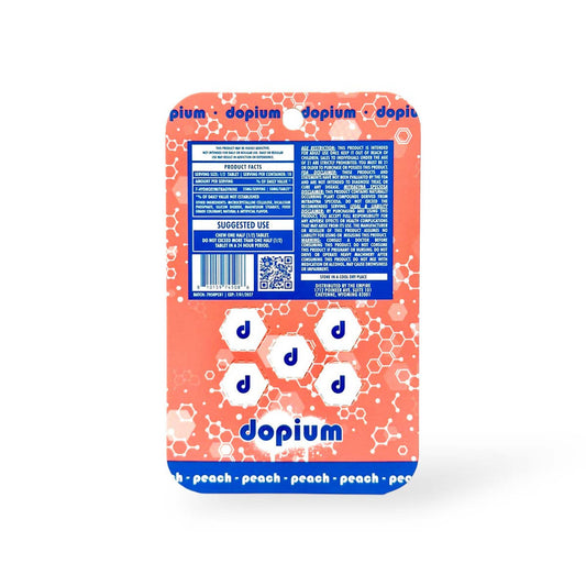 Dopium 7-Hydroxymitragynine Chewable Tablets Peach 50mg USA