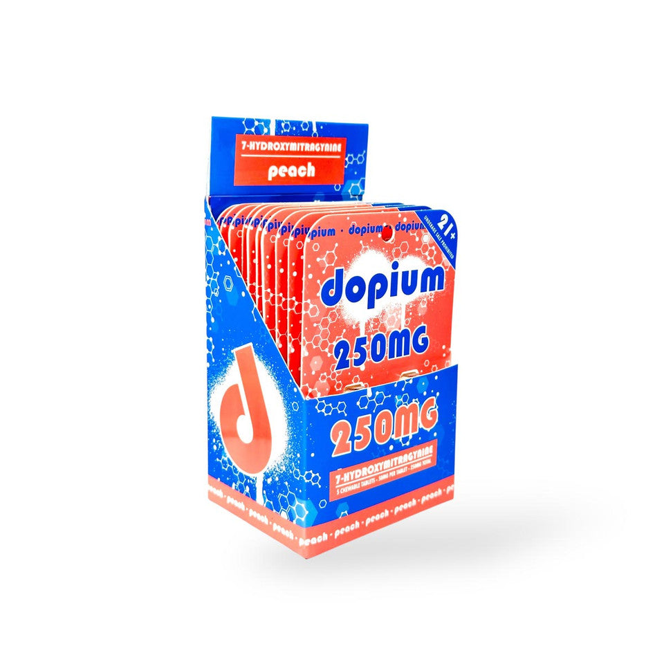 Dopium 7-Hydroxymitragynine Chewable Tablets Peach 50mg USA