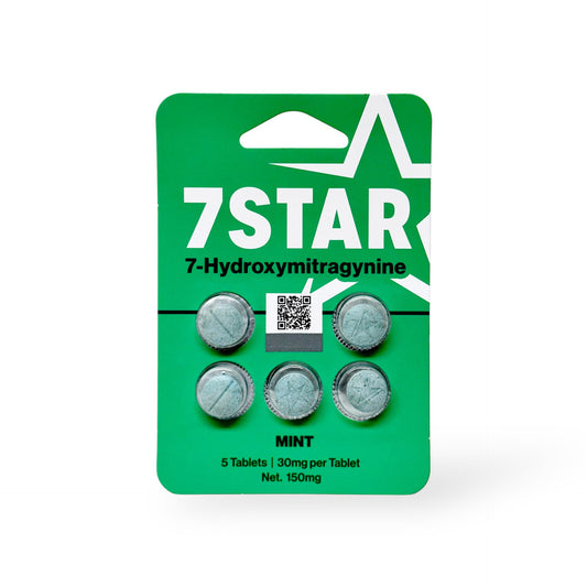 7 Star 7-Hydroxymitragynine Extract Tablets Mint 30mg per Tablet