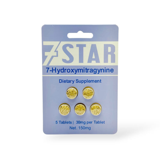 7 Star 7-Hydroxymitragynine Extract Tablets 30mg per Tablet