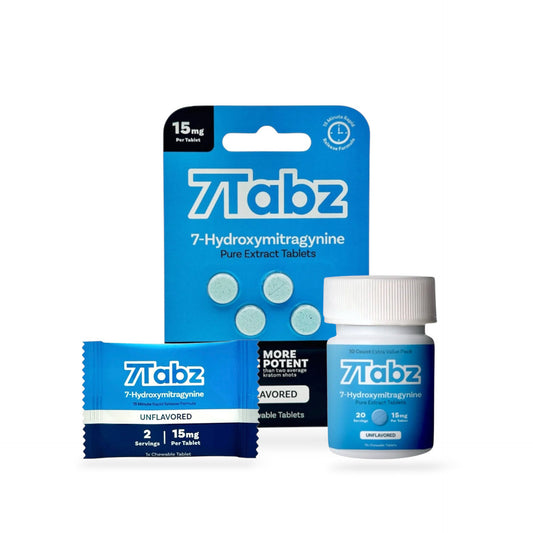 7Tabz 7-Hydroxymitragynine Kratom Extract Tablets Unflavored 15mg
