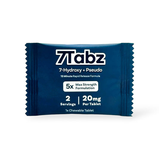 7Tabz 7-hydroxymitragynine + Pseudo Pure Extract Tablets Unflavored 20mg