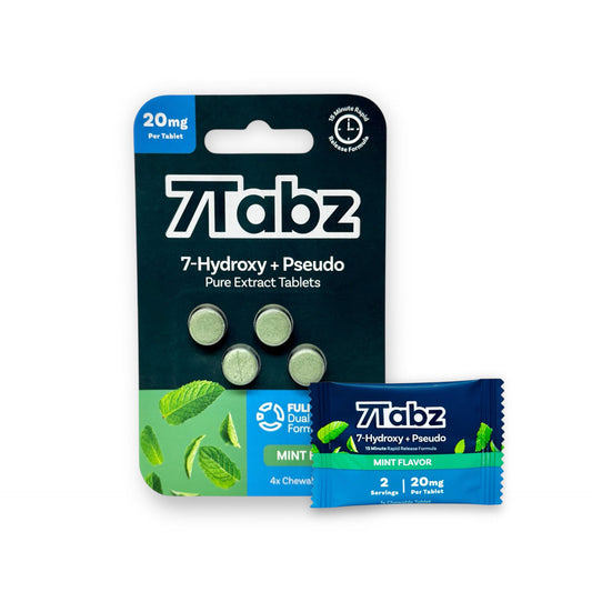 7Tabz 7-hydroxymitragynine + Pseudo Pure Extract Tablets Mint 20mg